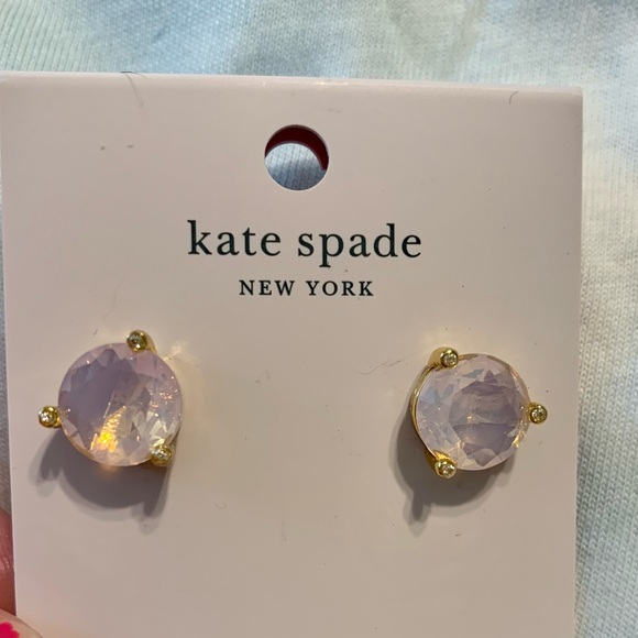Brand new Kate spade light pink studs NWT